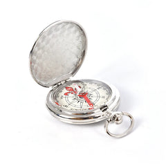 Pocket Watch Flip Compass Portable Hiking Compass